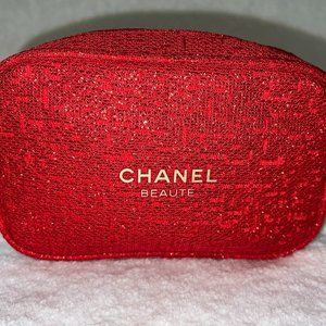 SOLD - Chanel Holiday Cosmetic Pouch
